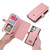 For Samsung Galaxy S23 5G Multi-functional Zipper Wallet Leather Phone Case(Pink)