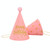 20 PCS Sequined Fur Ball Birthday Hat Birthday Party Supplies Dress Up Paper Hat, Colour: No. 8 Pink