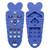 Baby Remote Control Teether Baby Anti Hand Eating Teething Stick Toys(Royal Blue)