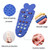 Baby Remote Control Teether Baby Anti Hand Eating Teething Stick Toys(Royal Blue)