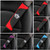 Car Seat Belt Cover Carbon Fiber Leather Auto Seat Shoulder Protection, Style: Wine Red Car Seat Belt Cover Carbon Fiber Leather Auto Seat Shoulder Protection, Style: Wine Red