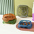 Square Light Transparent Slow Food Pet Bowl Dog Food Cat Food Bowl(Gray)