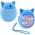 For Tamagotchi Pix Cartoon Electronic Pet Game Console Anti-Slip And Anti-Fall Silicone Protective Cover(Blue)