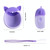 For Tamagotchi Pix Cartoon Electronic Pet Game Console Anti-Slip And Anti-Fall Silicone Protective Cover(Blue)