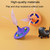 Cats Gyro Carousel Toy Pet Amusement And Boredom Relieving Toys(Purple)