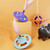 Cats Gyro Carousel Toy Pet Amusement And Boredom Relieving Toys(Purple)