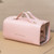 Portable Large Capacity Travel Detachable Folding Waterproof Cosmetic Bag(Pink)