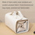 Portable Large Capacity Travel Detachable Folding Waterproof Cosmetic Bag(Pink)