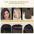2pcs /Pack Invisible Pad Hair Roots Both Sides Puffy Wig Piece Faux Hair Extension Pad Hair Piece, Color: 20cm Dark Brown