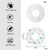 Silicone Suction Cup Coaster Anti-Spill Cup Ring Heat Insulation Outdoor Travel Anti-Slip Coasters(Sea Sailing)