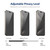 For iPhone 15 Pro Max 5pcs ENKAY Hat-Prince 360 Degree Anti-peeping Privacy Full Screen Tempered Glass Film