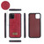 For iPhone 11 Pro Multi-functional Zipper Wallet Leather Phone Case(Red)