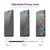 For Xiaomi Redmi A3 2pcs ENKAY Hat-Prince 28 Degree Anti-peeping Privacy Silk Screen Tempered Glass Film