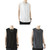 Men Summer Outdoor Vest Basketball Fitness Sports Sleeveless Crew Neck Shirt, Size: XXXL(Dark Gray)
