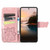 For TCL 40 NXTpaper 4G Butterfly Love Flower Embossed Leather Phone Case(Rose Gold)