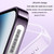 2pcs /Set For IPhone 12 / 13 / 14 / 15 Series Speaker Plating Metal Dust-Proof Mesh Charging Port Protective Film Dust Sticker(Purple)