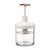 Facial Cleanser And Shower Gel Foamer Fast Foaming Cleansing Bottle(White)