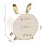 3 Drawer Desktop Storage Box Student Dormitory Cosmetic Multifunctional Shelf, Color: Gold-plated Deluxe Milk White