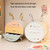 3 Drawer Desktop Storage Box Student Dormitory Cosmetic Multifunctional Shelf, Color: Gold-plated Deluxe Milk White