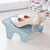 Household Storage Shoes Rack Double Shoes Tray Plastic One Piece Simple Shoes Organizer(Apricot)