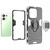 For Xiaomi Redmi Note 13 4G Shockproof PC + TPU Holder Phone Case(Red)