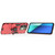 For Xiaomi Redmi Note 13 4G Shockproof PC + TPU Holder Phone Case(Red)