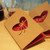 10 PCS Retro Kraft Paper Hollowed Love Greeting Card Valentine Day Message Card(Letter LOVE)