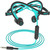 Mucro ML233 Foldable Wired Running Sports Headphones Night Neckband In-Ear Stereo Earphones, Cable Length: 1.2m(Blue)