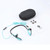 Mucro ML233 Foldable Wired Running Sports Headphones Night Neckband In-Ear Stereo Earphones, Cable Length: 1.2m(Blue)