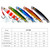 PROBEROS LF128 Long Casting Lure Iron Plate Lead Fish Freshwater Sea Fishing Warp Bass Metal Sequins Baits, Size: 15g(Color C)