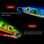 PROBEROS LF128 Long Casting Lure Iron Plate Lead Fish Freshwater Sea Fishing Warp Bass Metal Sequins Baits, Size: 7g(Color E)