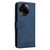 For Realme C67 5G Global / 11 5G Taiwan Version Skin Feel Life Tree Metal Button Leather Phone Case(Blue)