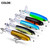 PROBEROS DW601 360 Degree Rotating Propeller Lures Topwater Tethered Tractor Floating Fake Fish Bait, Size: 14.5cm/32.5g(Color C)