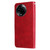 For Realme C67 5G Global / 11 5G Taiwan Version Fashion Calf Texture Zipper Leather Phone Case(Red)