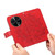 For Huawei Enjoy 70 Pro 7-petal Flowers Embossing Leather Phone Case(Red)
