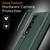 For Samsung Galaxy Z Fold3 5G Wristband Holder Grain Leather Folding Phone Case(Green)