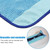 For IRobot Braava 380 / 380T / 390 / 390T Mopping Machine Equipment, Model: Blue Wet Mop