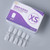 10pairs of 100pcs/box Frosted Coded Wearable Manicure Tablets, Shape: Ultra-short Ladder XS