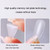 10pairs of 100pcs/box Frosted Coded Wearable Manicure Tablets, Shape: Ultra-short Ladder XS