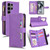 For Samsung Galaxy S24 Ultra 5G Litchi Texture Zipper Leather Phone Case(Purple) For Samsung Galaxy S24 Ultra 5G Litchi Texture Zipper Leather Phone Case(Purple)
