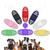 For Airtag Binaural Cover Waterproof Tracker Case Pet Collar Locator Silicone Cover, Color: White