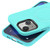For iPhone 14 Plus Terminator Shockproof Phone Case with Holder(Transparent Cyan)