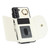 For Samsung Galaxy S22 5G YM007 Ring Holder Card Bag Skin Feel Phone Case(White)