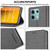For Xiaomi Redmi Note 13 5G LC.IMEEKE Calf Texture Leather Phone Case(Grey)