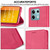 For Xiaomi Redmi Note 13 5G LC.IMEEKE Calf Texture Leather Phone Case(Red)