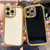 For iPhone 11 Pro Plating Emery PC Hybrid Silicone Phone Case(Rose Red)