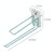 4 PCS Cartoon Hanger Storage Rack Paper Towel Rack Hanger Rack(Koala)