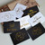 100 PCS Wedding Blessing Card Thank You Message Gift Decoration Card Bronzing Flower Greeting Card Thank You White