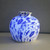 QH-28 Blue-and-white Porcelain Silicone Night Light USB Bedroom Bedside Lamp Pat Sensor Lamp(Colorful Light)