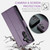 For Samsung Galaxy A35 5G CaseMe 023 Butterfly Buckle Litchi Texture RFID Anti-theft Leather Phone Case(Pearly Purple)